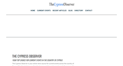 Desktop Screenshot of observercyprus.com